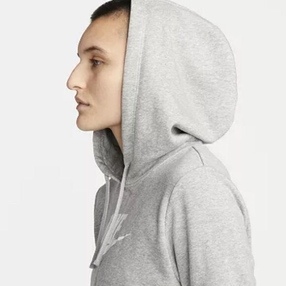 Women's Nike Sportswear Club Large Logo Fleece Hoodie - Picture 3 of 4
